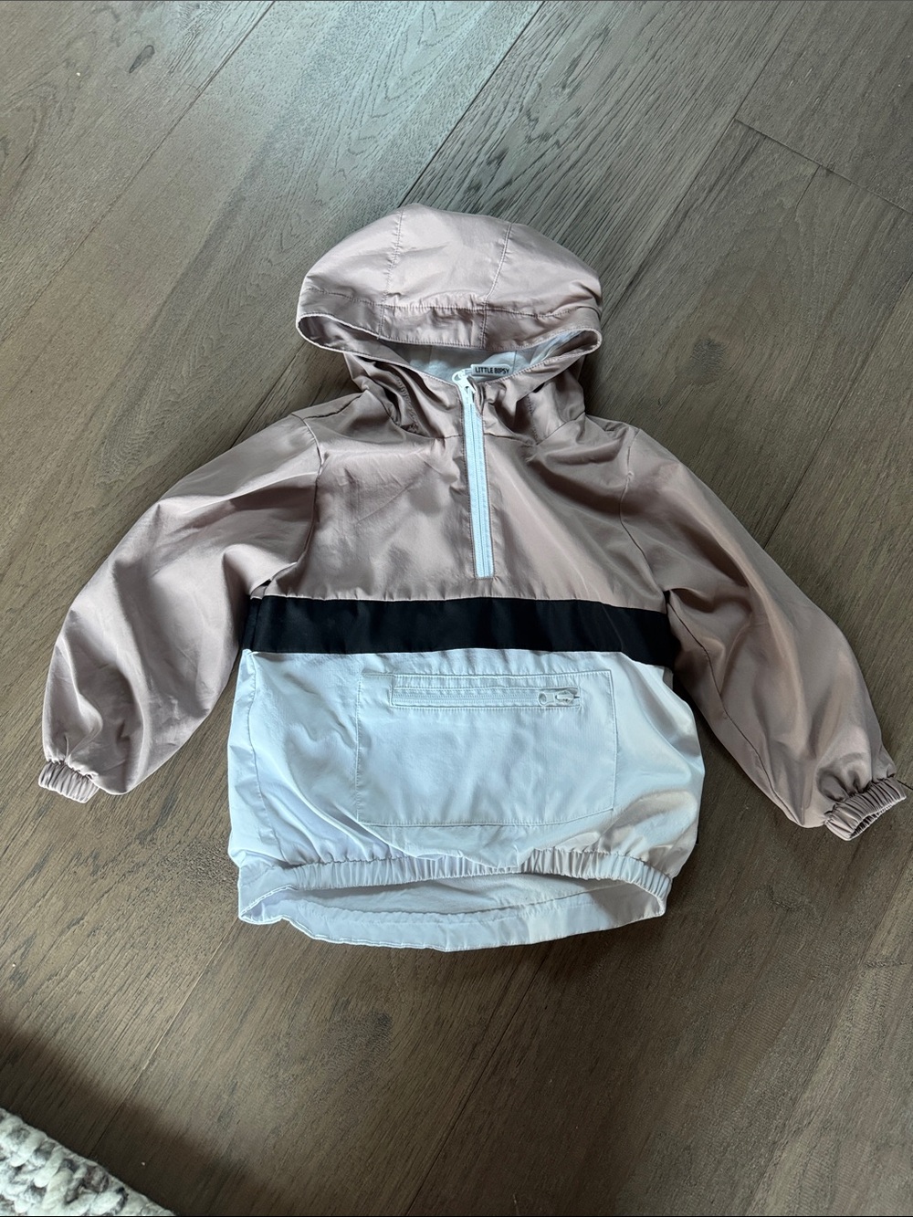 Little Bipsy Light Mauve and White Windbreaker